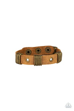 Load image into Gallery viewer, Plainly Pirate - Brown Leather Bracelet
